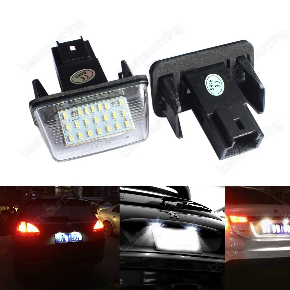 

CitroenBerlingo M49 1996-2002 No Error LED License Number Plate Light 206 207 307 308 406 407 Partner(CA215)