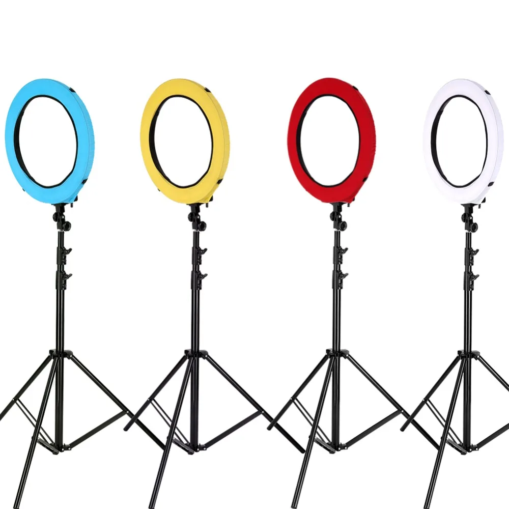 

Neewer 4-Color Ring Light Cloth Kit for Neewer 18 inches 75W Ring Light and 55W LED Ring Light(Red, Yellow, White, Blue)