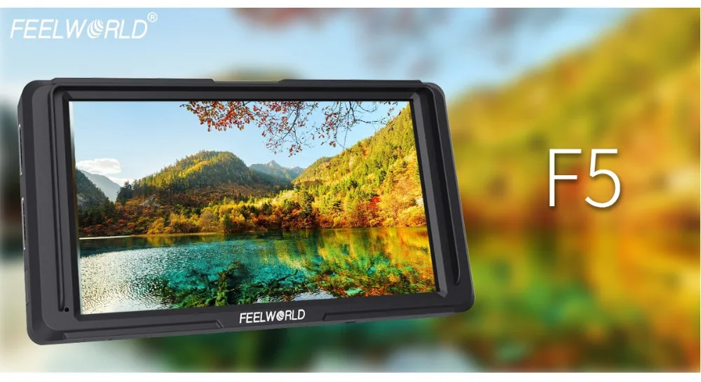 FEELWORLD F5 5 дюймов на камеру полевой монитор Full small HD 1920x1080 lcd DSLR монитор DC power Tilt Arm для 4K HDMI вход выход