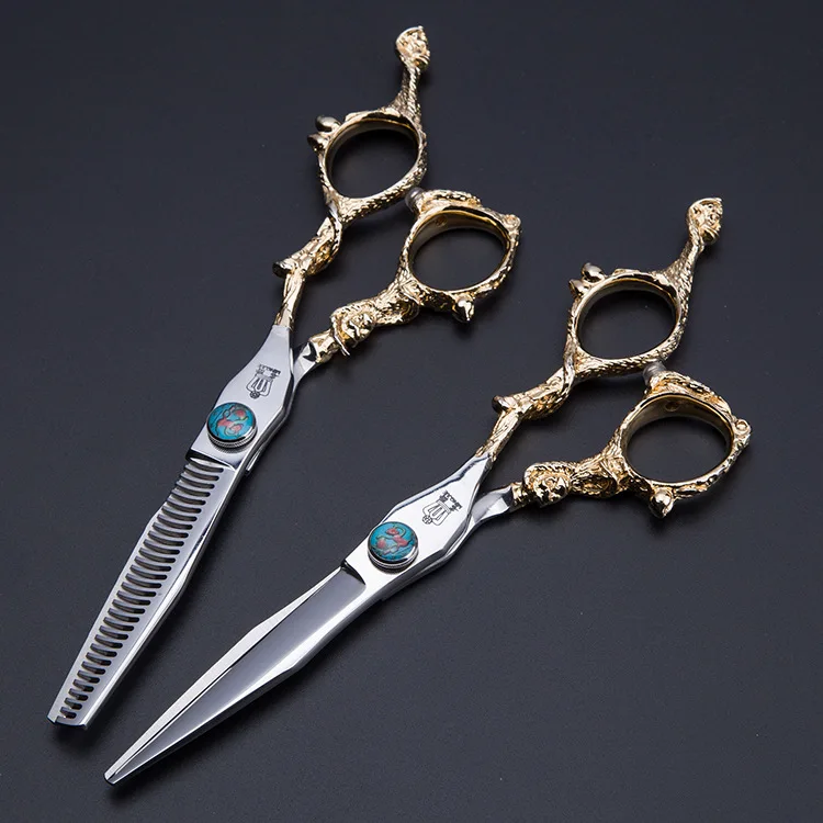 Knight Paragraph 6.0 inch cool golden monkeys imported 440 c for hair