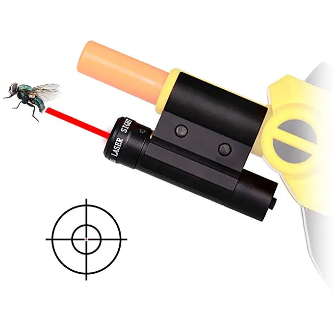 

2.0 Gun Laser Sight Accessories of Assault for Flies and Insect Works with All Versions of Insect Eradication Shotgun Pump Toy