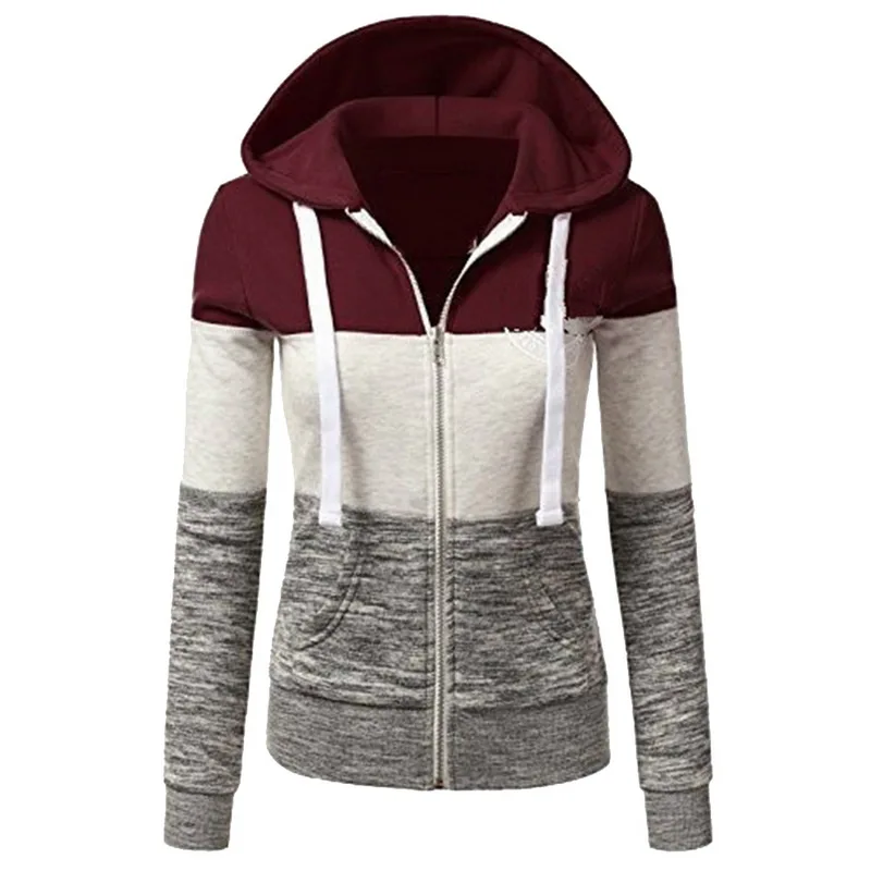 Laamei Spring Hoodie Hoody Zipper Pocket Hooded Sweatshirt Woman Warm Hoodies Long Sleeves Drawstring Sweatshirt Outwear Top Z25 Laamei Spring Hoodie Hoody Zipper Pocket Hooded Sweatshirt Woman Warm Hoodies Long Sleeves Drawstring Sweatshirt Outwear Top Z25
