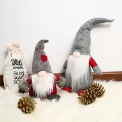 2018 Новый Санта Клаус куклы Рождественские Tomte Рождество Hug Рождественская игрушка украшения Дети Рождественские подарки забавные