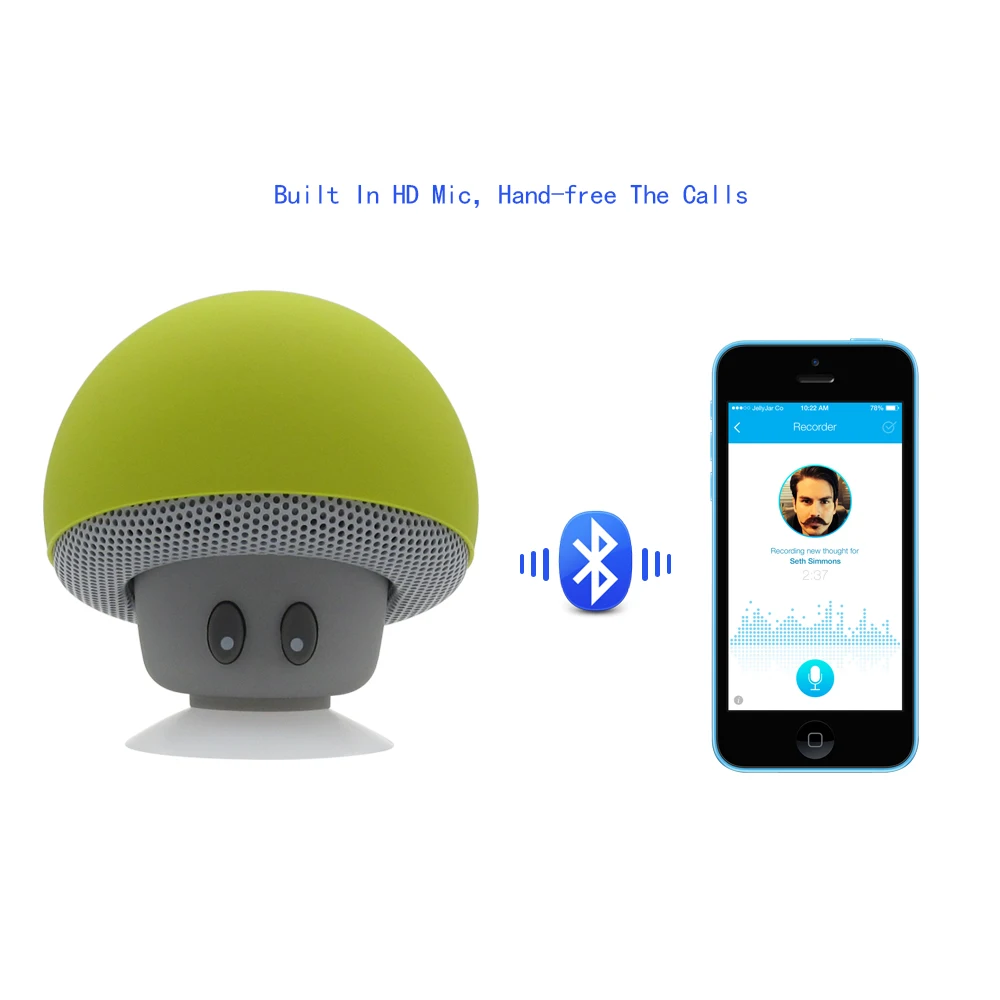 Portable Speaker Wireless Bluetooth Mushroom With Microphone Mini Speaker For Computer Phone Stereo Waterproof Mini Speaker Portable Speaker Wireless Bluetooth Mushroom With Microphone Mini Speaker For Computer Phone Stereo Waterproof Mini Speaker