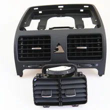 Fhawkeyeq спереди и сзади тире центральный выход воздуха отверстие для VW Rabbit Гольф MK5 Jetta MK5 2006-2011 1KD 819 728 1KD819728 1KD 819 203