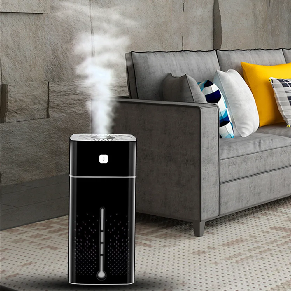 

1000ML Air Humidifier Ultrasonic Aromatherapy Diffusers LED Night Household Light Mist Purifier For Home Aroma Mist Maker