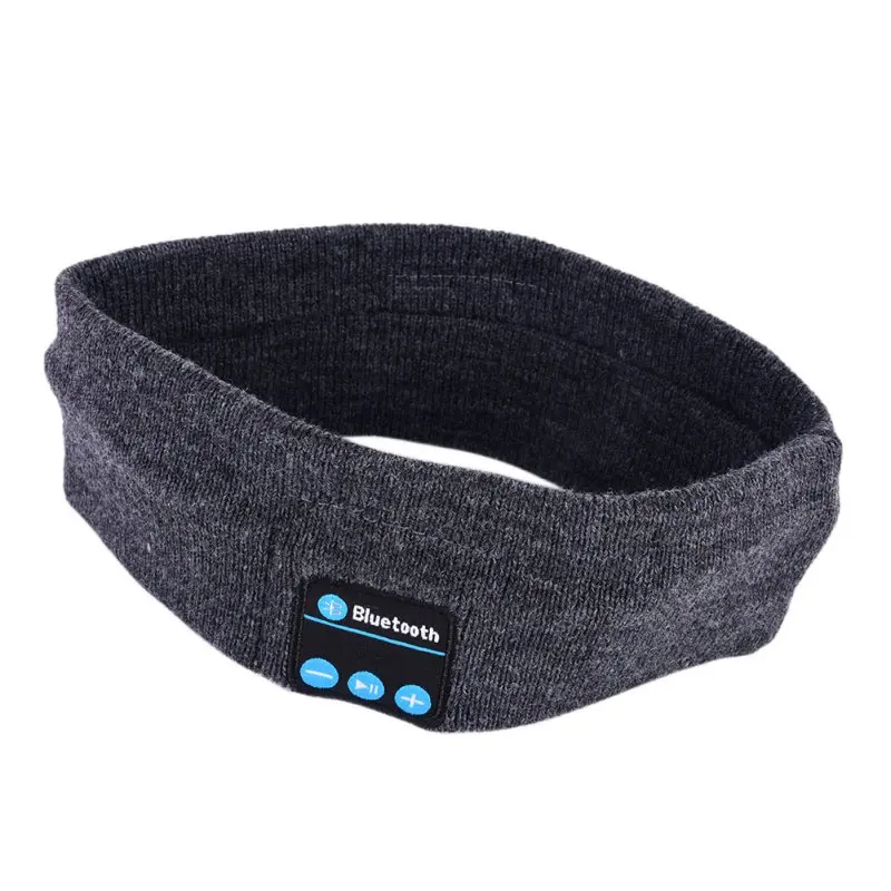 DH Bluetooth музыкальный головной убор вязанный головной убор для сна динамики гарнитуры наушников - Цвет: DH