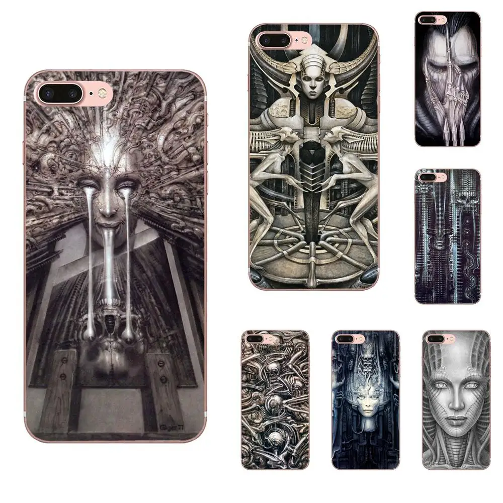 Hr Giger для Huawei Mate 7 8 9 10 20 P8 P9 P10 P20 P30 Lite Plus Pro 2017 Мягкий Силиконовый ТПУ прозрачный