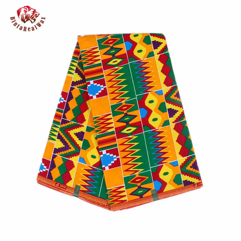 Высокое качество 6 ярдов хлопок африканские надежный нидерландский воск принты ткань Bazin воск bintareal восковые ткани 24FS1053