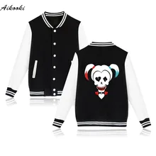 Suicide Squad Harley Quinn Jacket Woman and Clothing Women Hoodie in Pink Girls Coats and Jackets