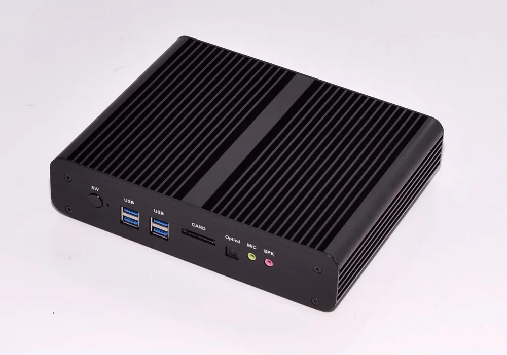 [5Gen Broadwell cpu] Win10 Мини ПК i7 Barebone Intel Nuc Безвентиляторный Компьютер Core i7 5557U graphics Iris 6100 4K HD HTPC