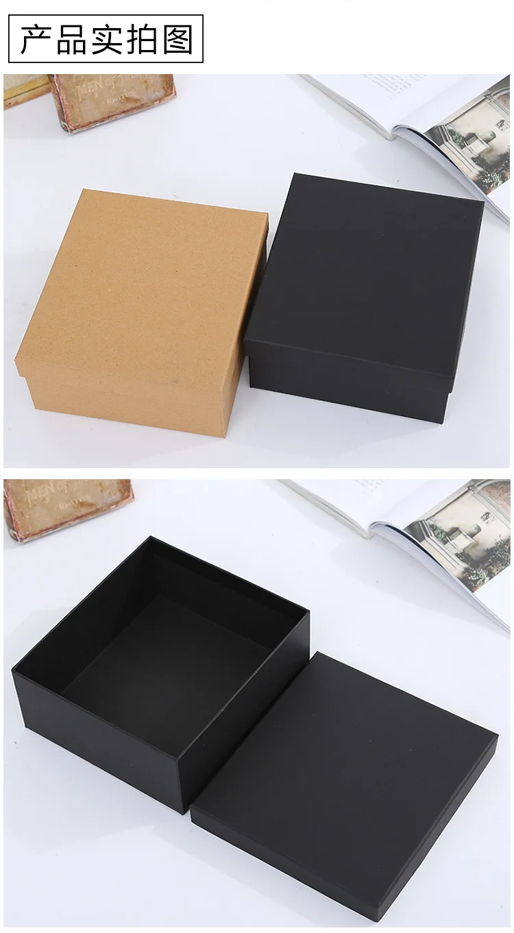 500 шт/партия заказной переработанный матовый черный гофрированный картон упаковка для отправки посылок коробка логотип горячего тиснения напечатаны