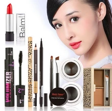 Beauty Hot Professional Makeup Set Eyeshadow Palette Eyelashes Brush Comestic Mascara Eyeliner Pen kit maquiagem