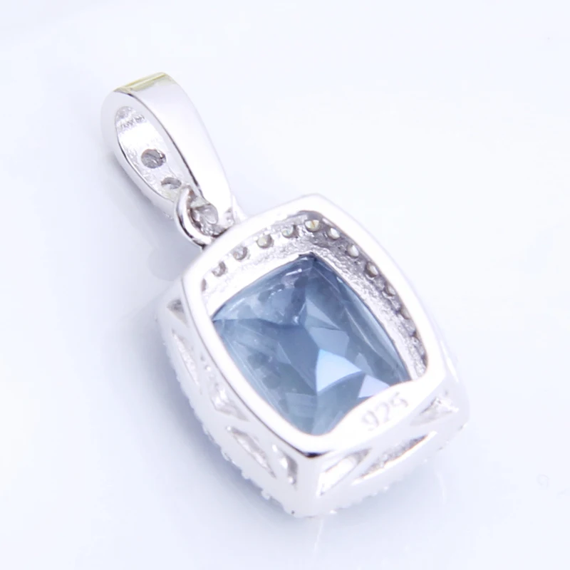 Gem's Ballet 3.67Ct натуральный иолит синий мистический кварцевый камень ожерелье для женщин 925 пробы серебро ювелирные украшения