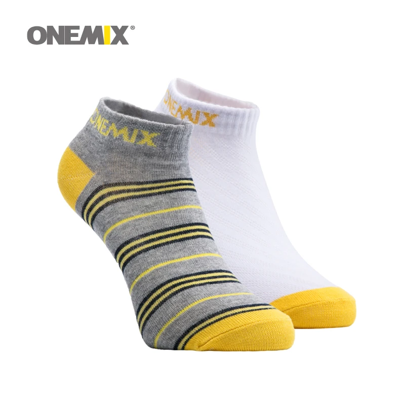 Onemix мужские носки для бега из чистого хлопка, носки для недели, 7 пар/лот, 7 дней носки для бега на открытом воздухе, ходьба, в случайном порядке