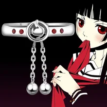 Аниме HELL GIRL Jigoku Shojo Enma Ai аниме Регулируемый 925 пробы Серебряное кольцо косплей подарок