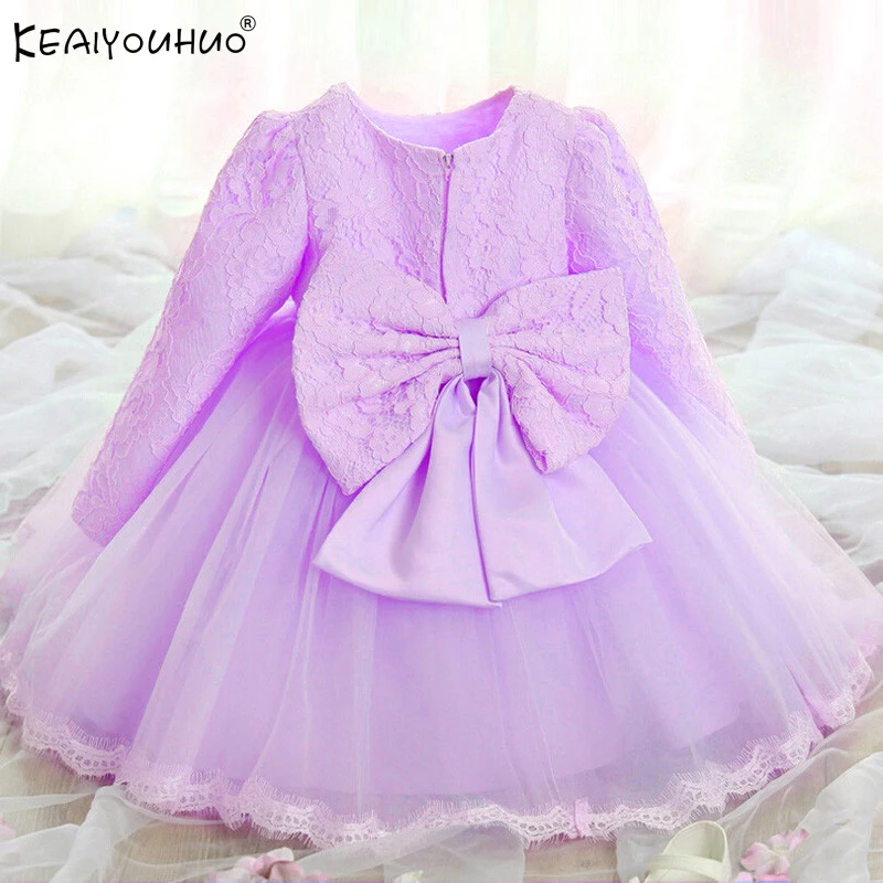 

Girls Princess Dress Long Sleeve Birthday Party Dress Beautiful Easter Lace Dresses Costumes Kids Dresses For Baby Girls Clothes