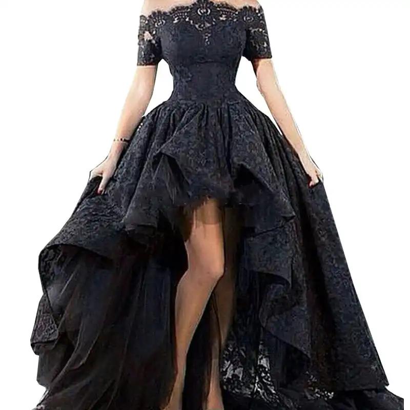 evening gown for short and chubby