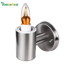 Водонепроницаемый IP65 5 Вт E27 светодиодный настенный светильник Современный стиль коридор украшения настенный светильник на открытом воздухе Нержавеющая сталь