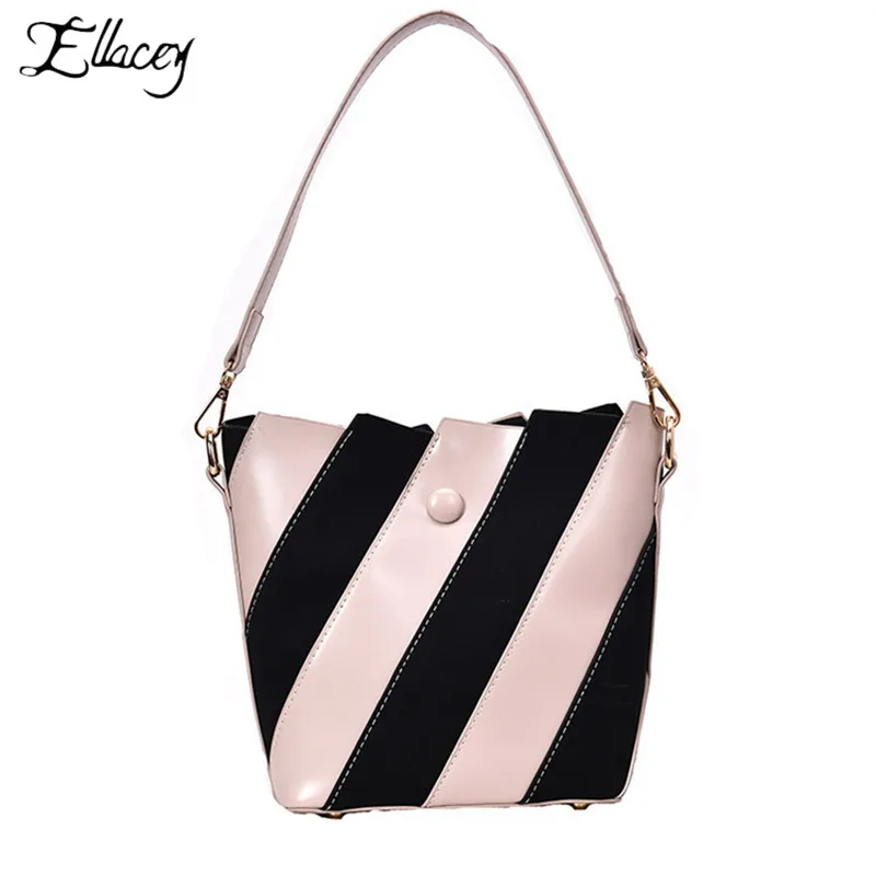 

2019 New Luxury Bags For Women Designer Zebra Stripe Leather Chain Crossbody Bag Ladies Fashion Black White Striped Shoulder Bag