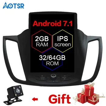 

Android 7.1 Tesla style Car No DVD Player GPS Navigation For Ford Kuga 2013-2017 Auto navi stereo headunit multimedia recoder