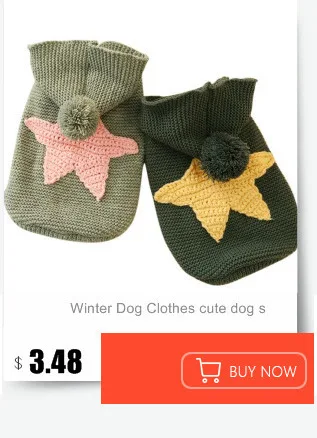 Зимняя одежда для собак с героями мультфильмов, теплый Рождественский свитер для маленьких собак, верхняя одежда для питомца, вязаная крючком ткань, трикотаж Perro 30S1