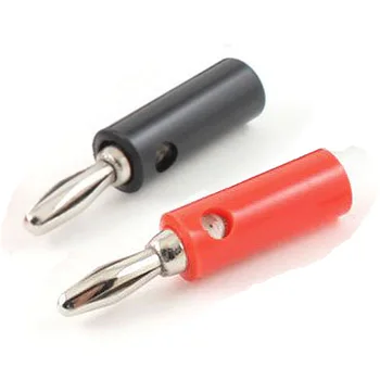 

10x New Audio Speaker Cable Connector Screw Type Banana Jack Plug 30pcs