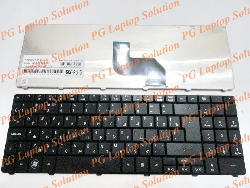 Keyboard rusia untuk acer aspire 5516 5517 5332 5532 5534 5732 5732Z