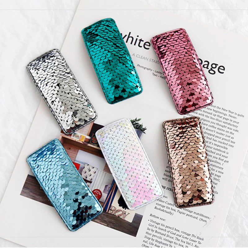 

2019 New Fashion Candy Color Double-side Sequins Hair clips for Women Geometric Square Waterdrop Hairpins Hair Styling Tools
