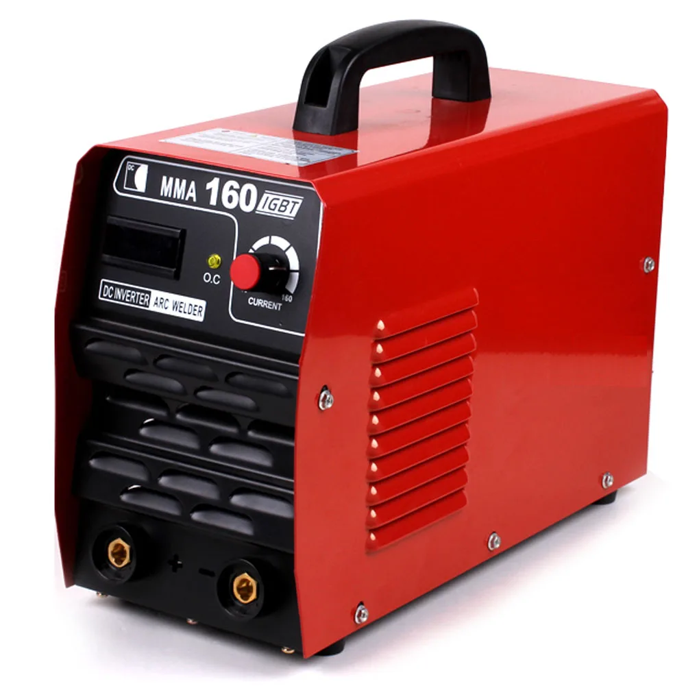 

Inverter Welder 110V IGBT Mini Arc Welding Machine MMA160 20-160A with Face Shield Welding Rod Holder Copper Cable
