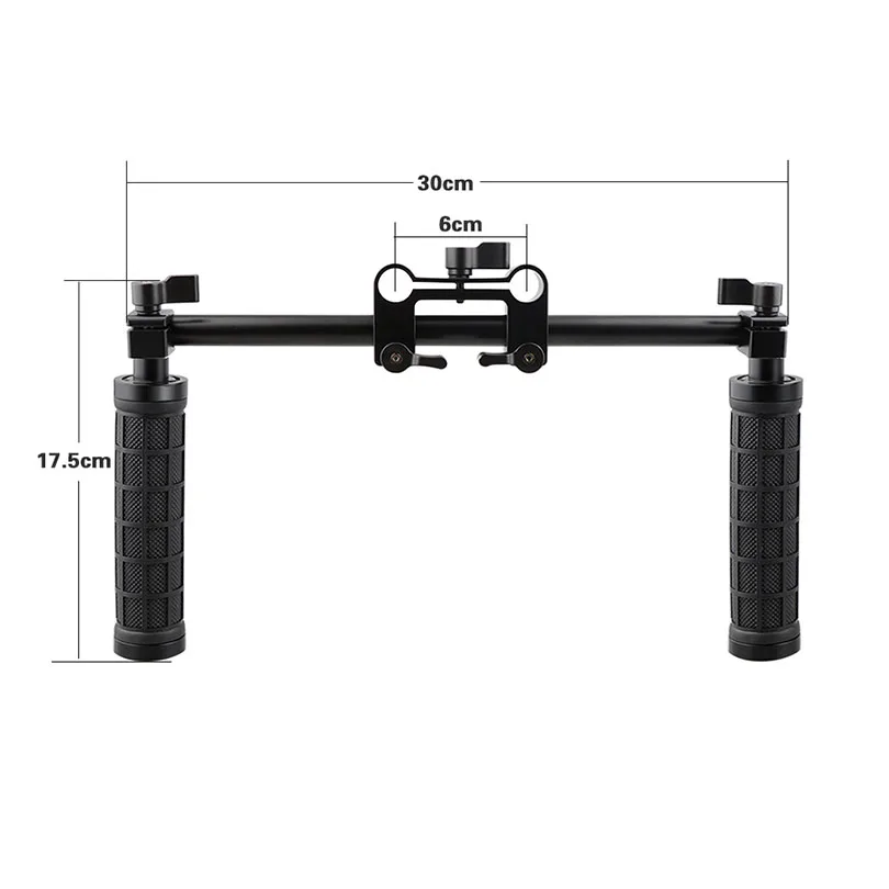 Câmera camvate pega 15mm haste braçadeira sistema