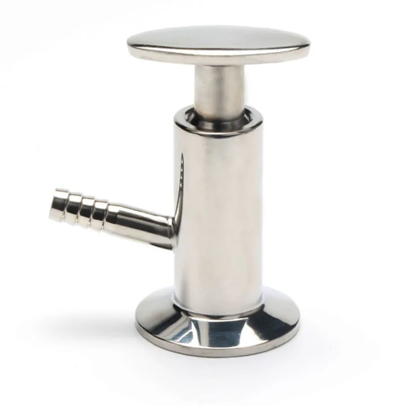 Санитарный Пробоотборный клапан из нержавеющей стали с тремя зажимами 50,5 мм наконечник OD Fit 1/2"