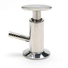 Санитарный Пробоотборный клапан из нержавеющей стали с тремя зажимами 50,5 мм наконечник OD Fit 1/2"