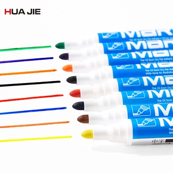 

8Pcs Colorful Creative Whiteboard Marker Pen Permanent Painting Graffiti Marker Classroom Whiteboard Pen Oily School Supplies