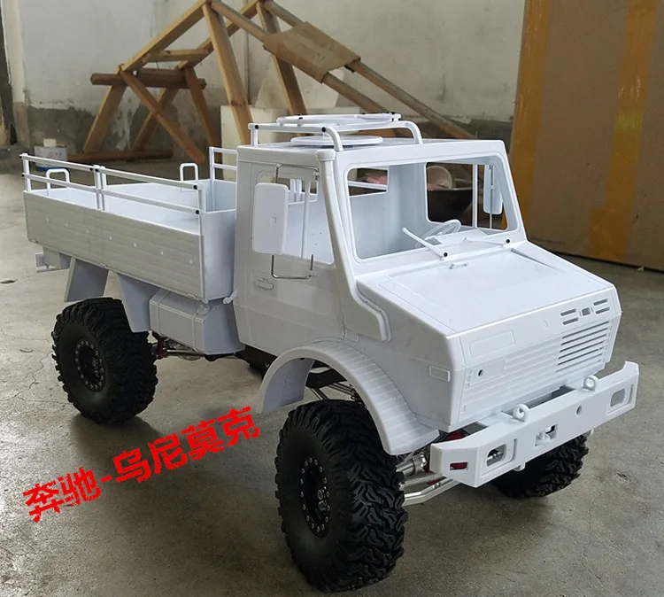 1/10 RC Unni monk пожарные армейские грузовики/Benz кузов Неокрашенный Для осевой SCX10 RC8WD D90 шасси ax90027 90028 ax90035 90022 313 мм