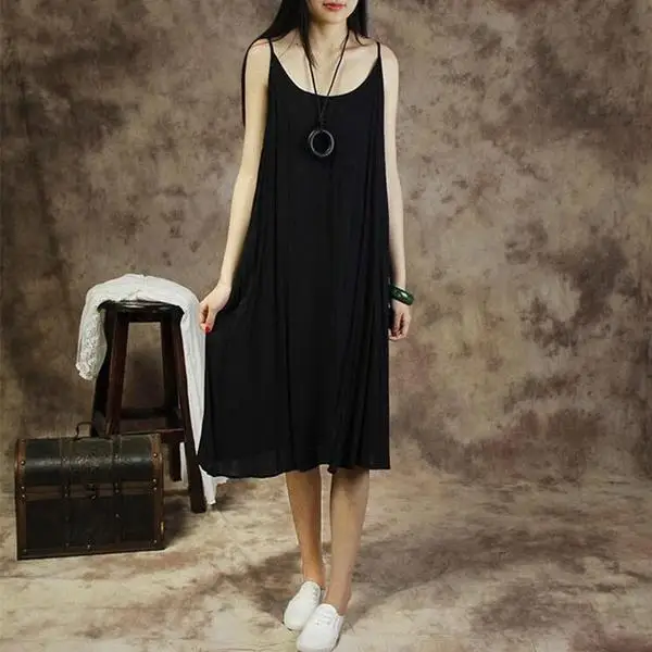 Vestidos 2018 Vintage Women O-Neck Long Dress Summer Ladies Tunic Floral Printed Casual Maxi Party Dresses with Suspender Dress (2)