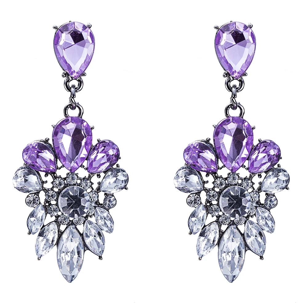 FSE043 Fashion European American Exaggerated Long Drop Dangle Earrings