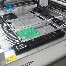 Special Price Desktop LED Assembly SMT IC Chip Mounter SMD Pick Place Machine with 54 feeder location and 4 camera Special Price Desktop LED Assembly SMT IC Chip Mounter SMD Pick Place Machine with 54 feeder location and 4 camera