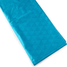 10 ярдов Бирюзовый синий мягкий подлинный Африканское парчовое полотно Нигерия Базен riche швейная ткань высокого качества