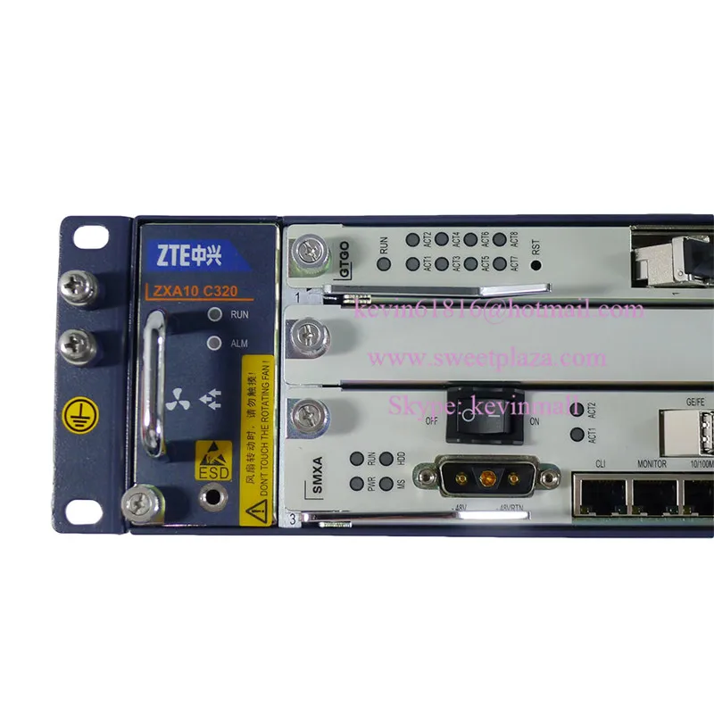 Zte 1" дюймов EPON или GPON OLT C320 с 10GE по восходящей линии доска SMXA/3 с 8 портов карты