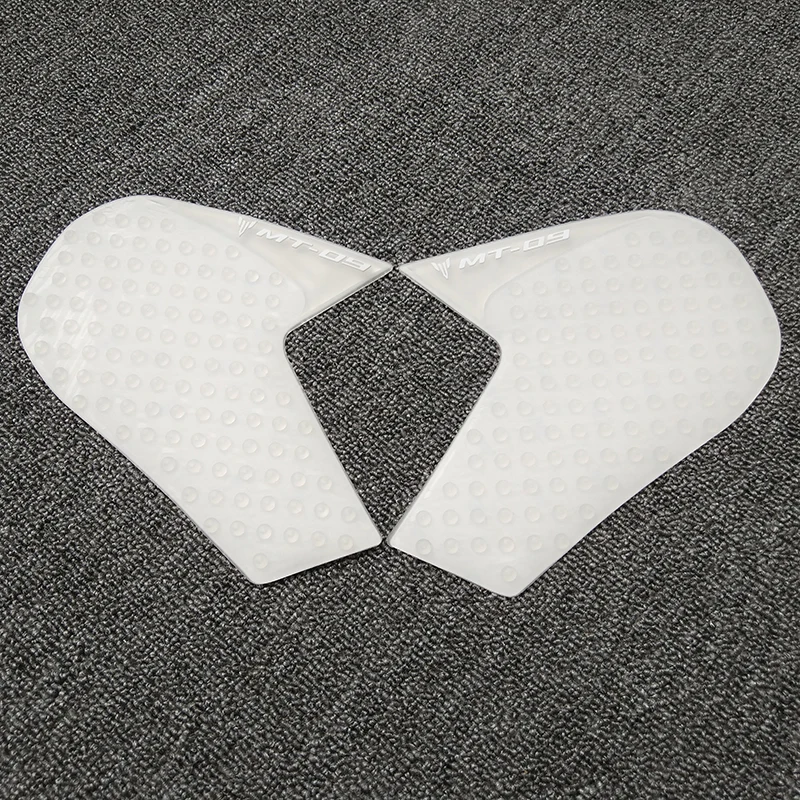 MTImport For Yamaha MT-09 MT 09 MT09 2014-2018 MT-09 Transparent Anti slip Fuel Tank Pads Side Gas Knee Grip Traction Pad New (3)