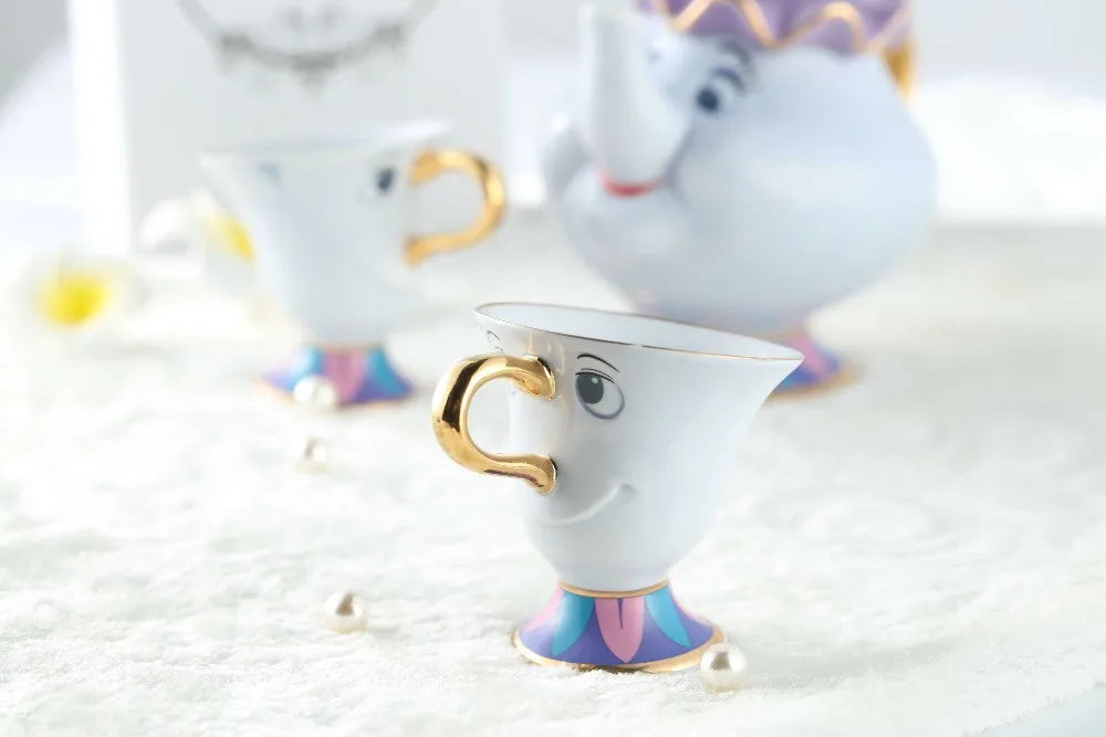 New-1-pot-1-cup-Cartoon-Beauty-And-The-Beast-Teapot-Mug-Mrs-Potts-Chip-Tea (1)