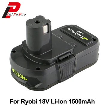 

Hot! New Li-Ion Power tool Battery Replacement 18v 1.5Ah for Ryobi:P104,BPL-1820G,P102,BPL-1815,P103,BPL-18151,P105,BPL-1820
