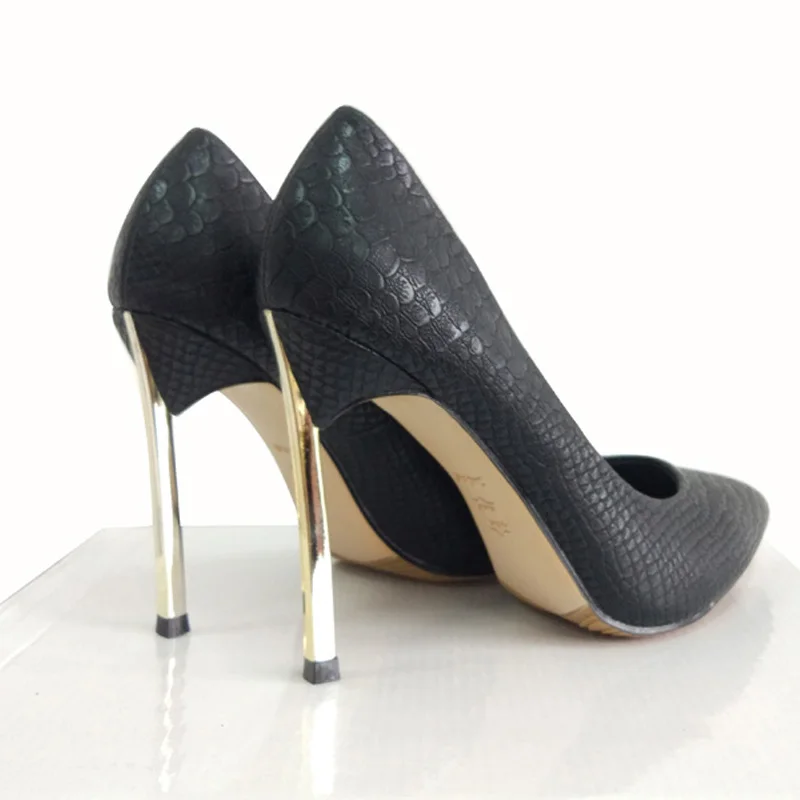 10cm Mince Pointu Bout Carollabelly black Imprimé 12cm 8cm 10cm 6cm Métal Talons white Femmes De Blanc Mariage Crocodile 12cm Noir En black Haute Couleur Qualité white Sexy Pompes Black white Chaussures r66wqORY