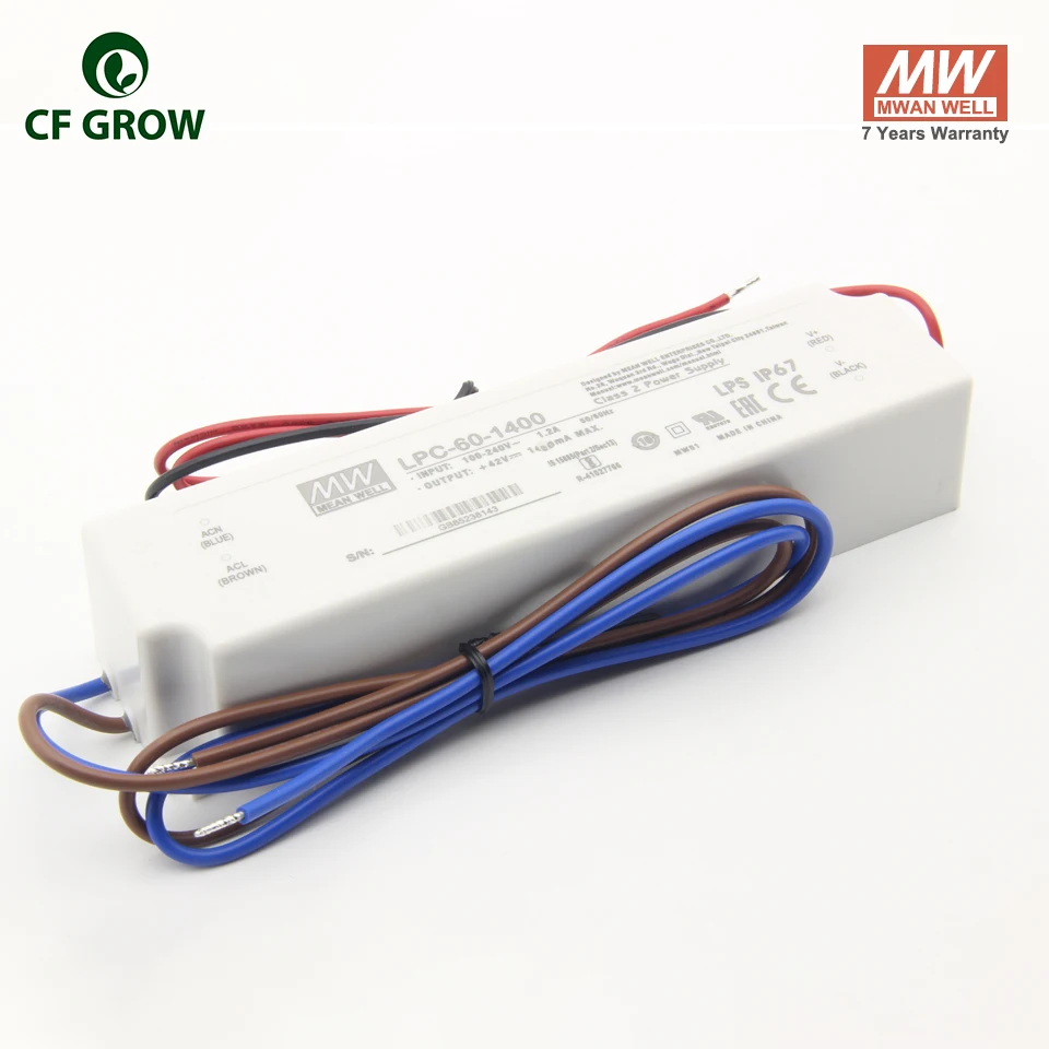 Meanwell Dimmable 185 Вт 240 320 драйвер HLG 185H 42B 240H 36B 320H LPC 60 1400 APV 12 выход СВЕТОДИОДНЫЙ адаптер