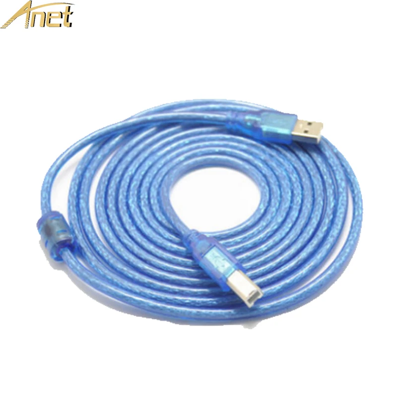 

1pcs Anet 3D Printer Accessories USB 1.0 1.5M Cable Parts For MakerBot RepRap UP Mendel I3 3D Printer parts USB Cable