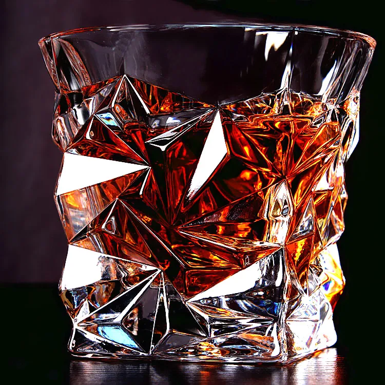 2 шт./компл. квадратная Хрустальная стеклянная чашка для виски для домашнего бара пивная вода и вечерние свадебные стекла в отеле подарок посуда для напитков