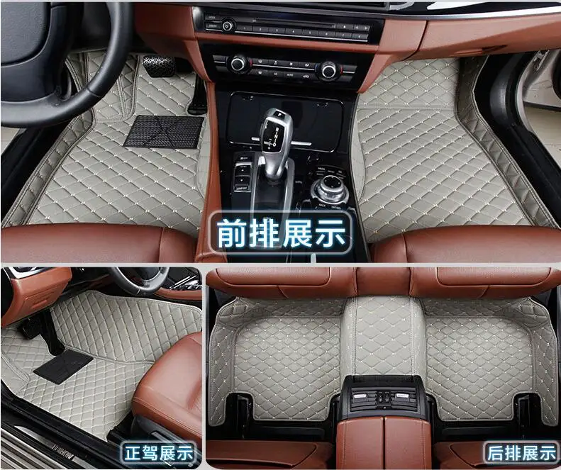 JIOYNG 3D Роскошные слякоть коврики для ног коврик Benz GLC X253 GLC200 GLC260 GLC300 2016 2017 (6 цветов)
