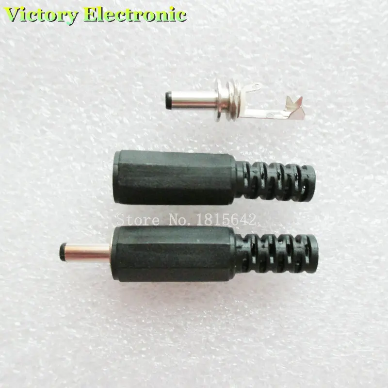 

10PCS/Lot 3.5 mm*1.3 mm Male Solder DC Power Barrel Tip Plug Jack Adapter