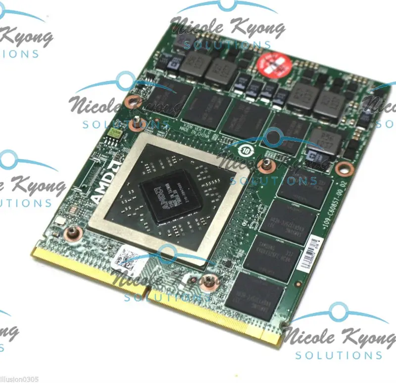  R9 M290X HD8970M HD 8970M 4G GDDR5 Video VGA CARD For Dell M17x R4 M17x R5 M17X R6 M M18x R2 M18x R3 M6800 M6100 M6000 